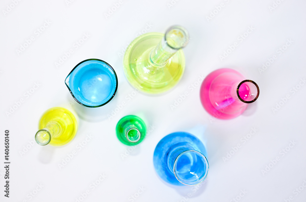 Fototapeta premium Flasks and beakers