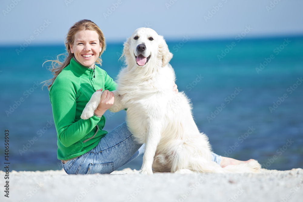 Woman with a dog 