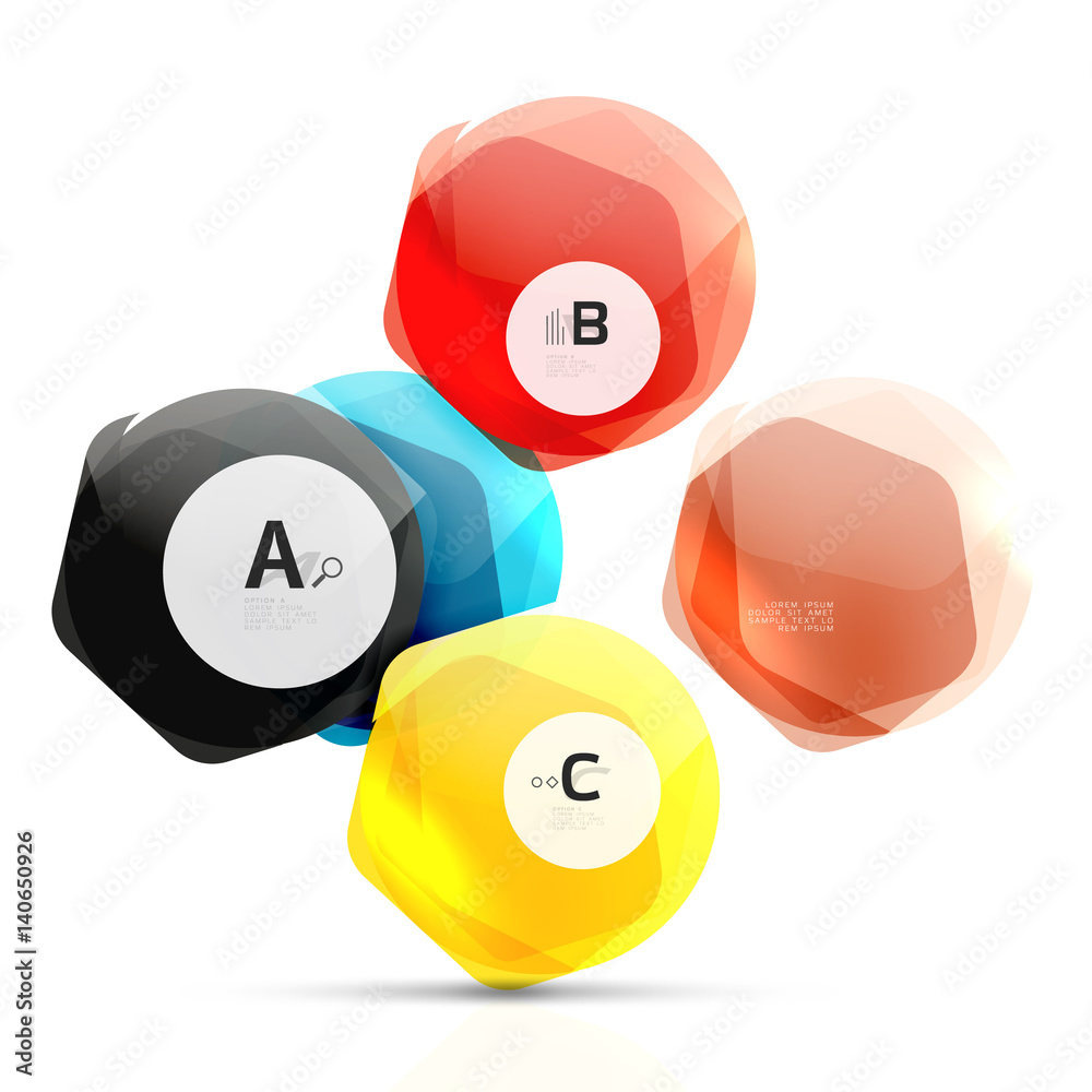 Glass modern geometrical hexagon abstract background Glass modern geometrical hexagon abstract background