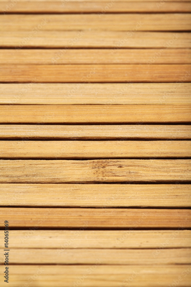 Fototapeta premium Wooden mat close-up - texture
