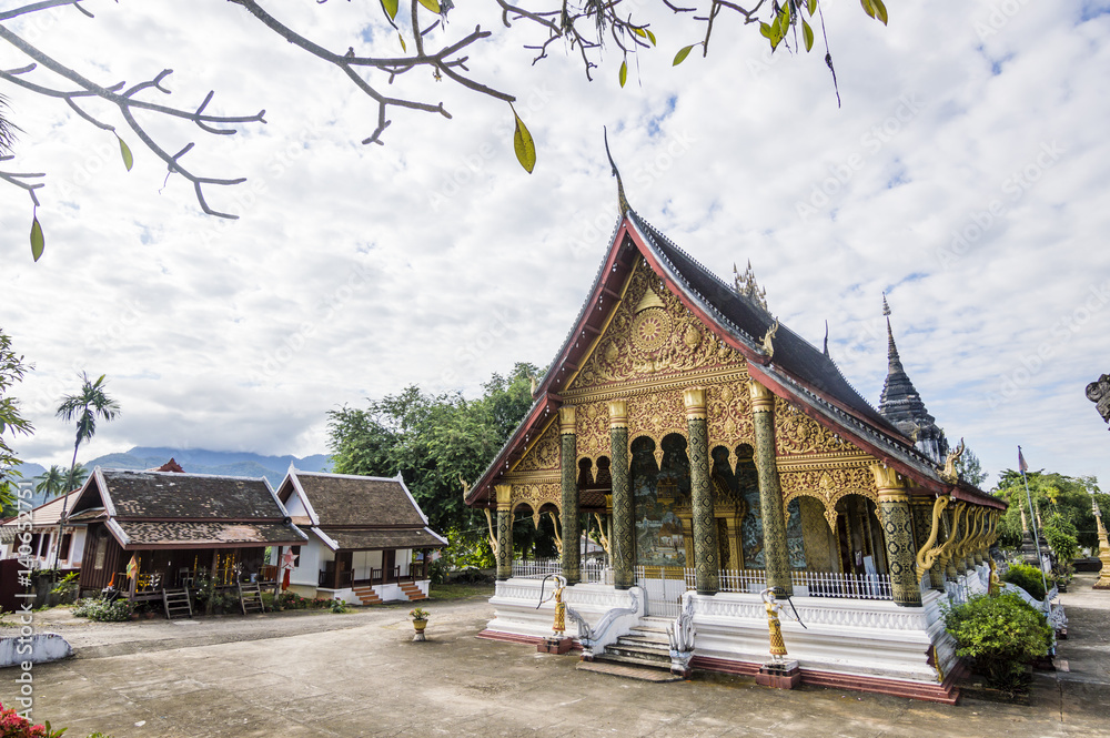 Wat Mahathat - a Buddhist temple in Luang Prabang, Laos