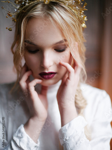 portrait of a beautiful bride 