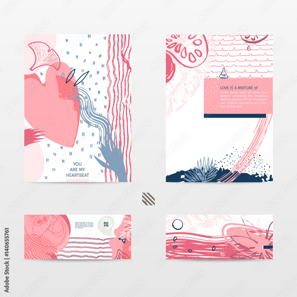 Obraz premium abstract design cards
