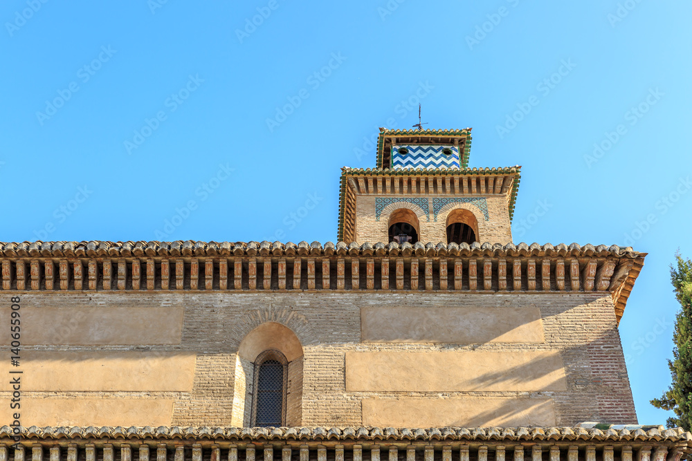 Obraz premium View of a part of a building of Arab architecture