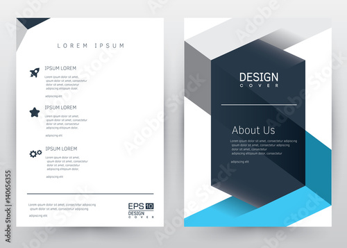 Cover Design Vector template  set for Brochure, Annual Report, Magazine,Poster, Corporate Presentation, Portfolio, Flyer, Banner, Website. A4 size