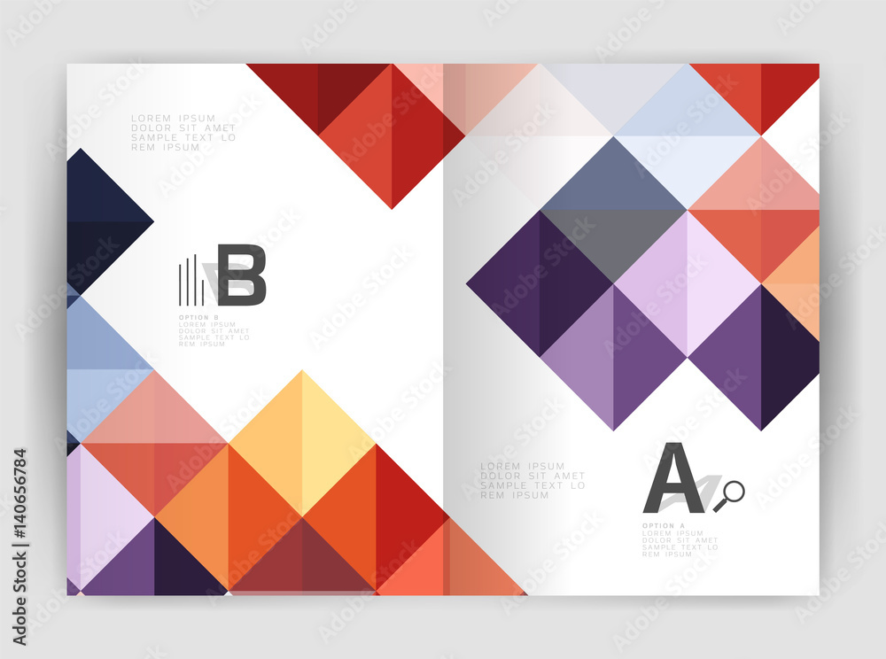 Square annual report brochure a4 print template Square annual report brochure a4 print template