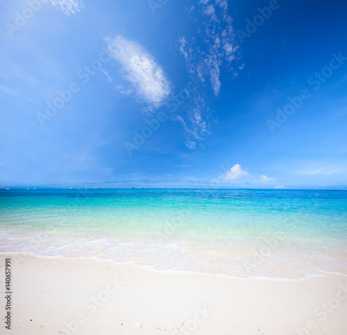 beach and tropical sea