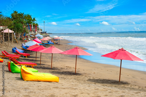 Bali ocean beach, Indonesia