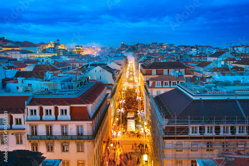 Lisbon Old Town at twilight