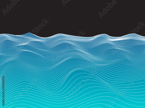 Linear colorful water surfacestructure.