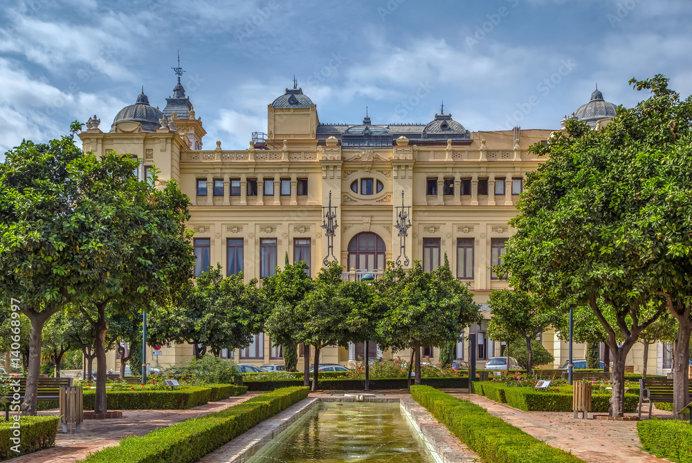 Malaga city hall, Spain
