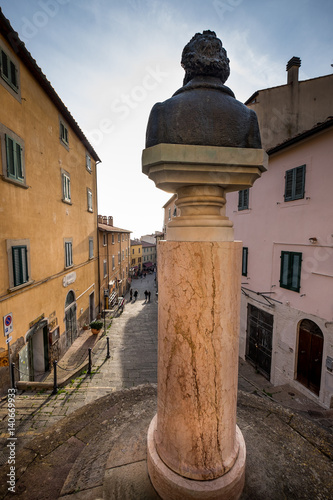 Castagneto Carducci, Leghorn, Italy - The main street Guglielmo Marconi photo