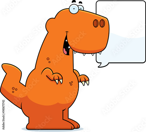 Talking Cartoon Tyrannosaurus Rex