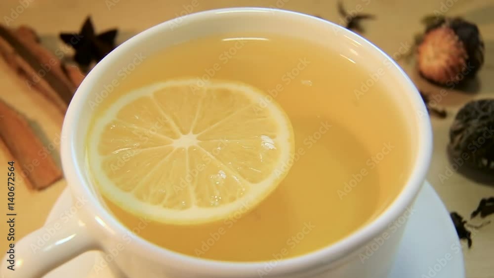 Cup of tea with lemon Cup of tea with lemon