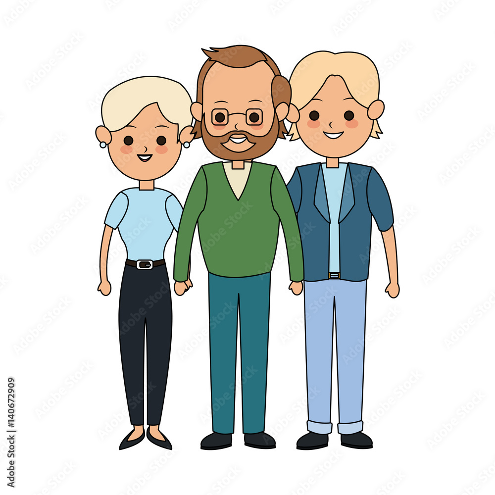 people or family members icon image vector illustration design 