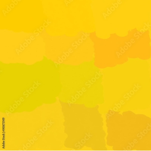 Abstract background of spots of yellow spreading paint light and dark throughout the drawing