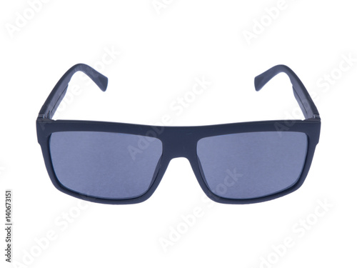Modern fashion sunglasses on white isolated background