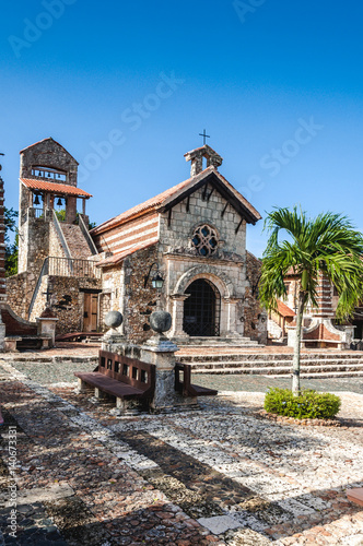 St. Stanislaus Church in Altos de Chavon  - is a re-creation of an ancient Mediterranean style European village located atop the Chavón River in La Romana, Dominican Republic.