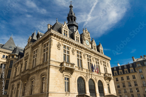 The town hall of Vincennes city, near Paris. © kovalenkovpetr