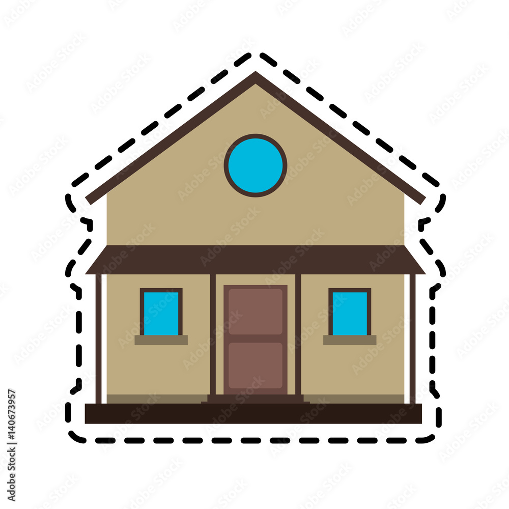 two story family house icon image vector illustration design two story family house icon image vector illustration design