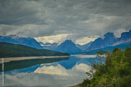 St. Marys Lake in Glacier National Park, Montana, USA © Art Boardman