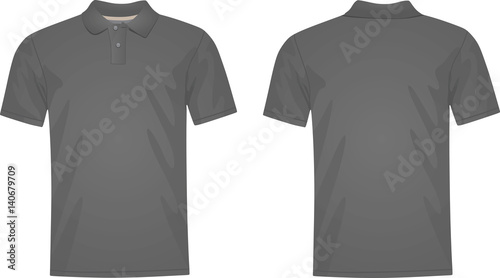 Man polo t shirt vector