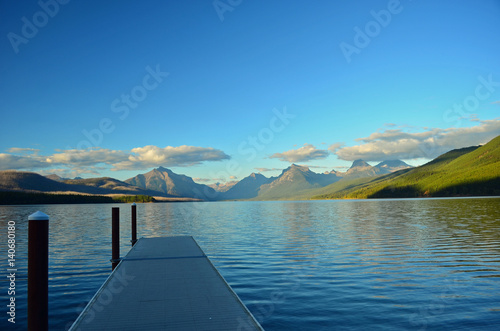 Lake McDonald in Glacier National Park, Montana, USA photo
