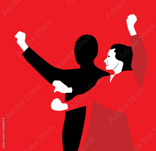 couple performing flamenco dance