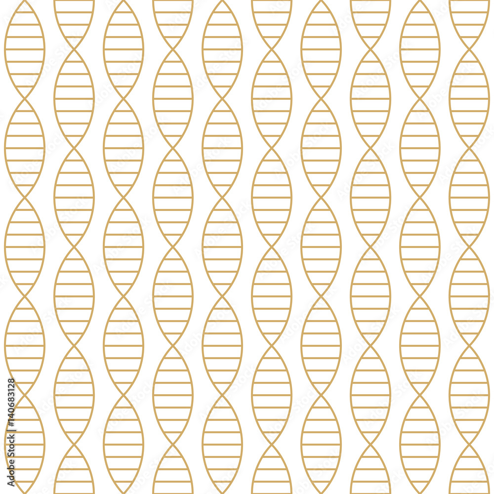 DNA strand imitation. Seamless vector pattern
