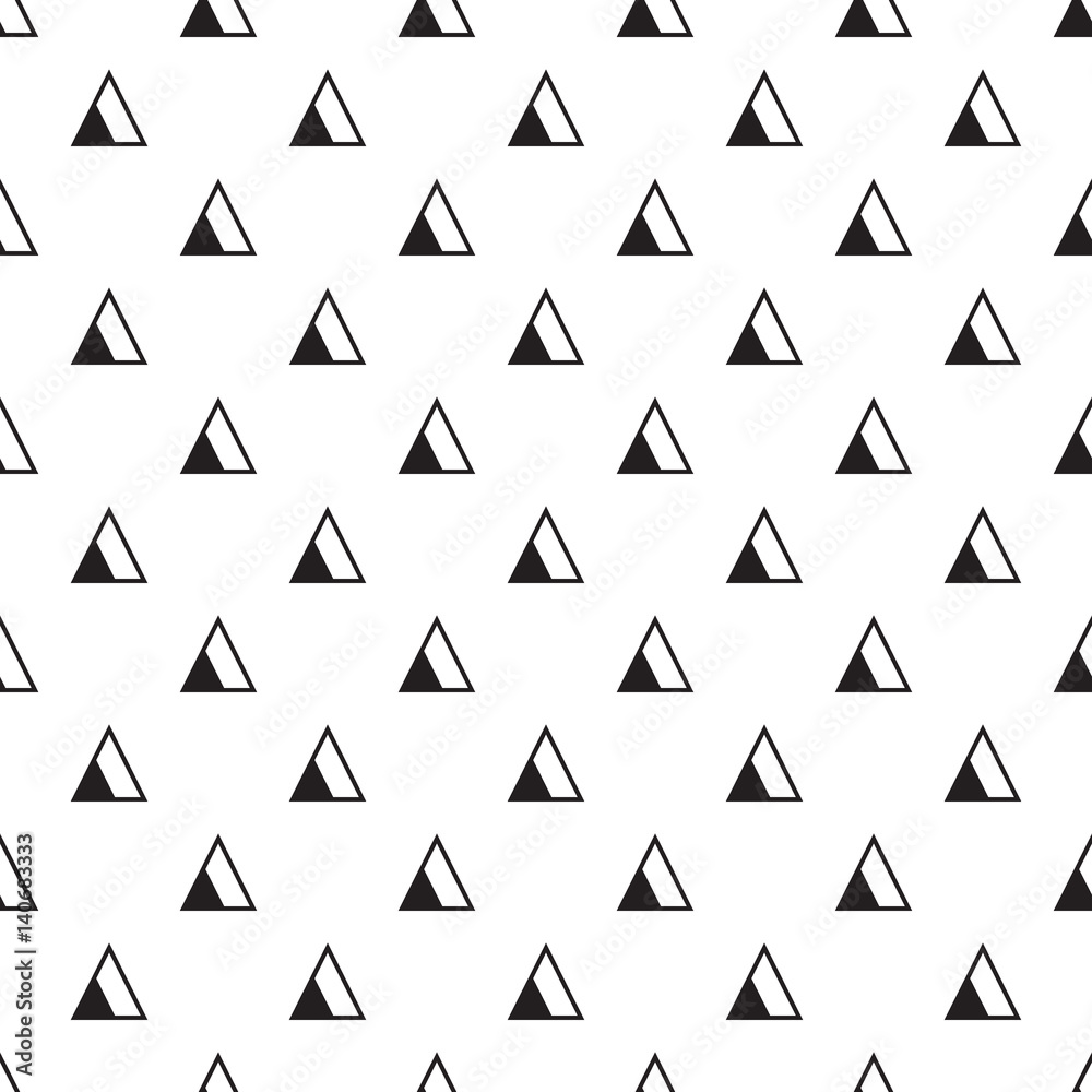 Minimalistic geometric seamless vector pattern with triangles Minimalistic geometric seamless vector pattern with triangles