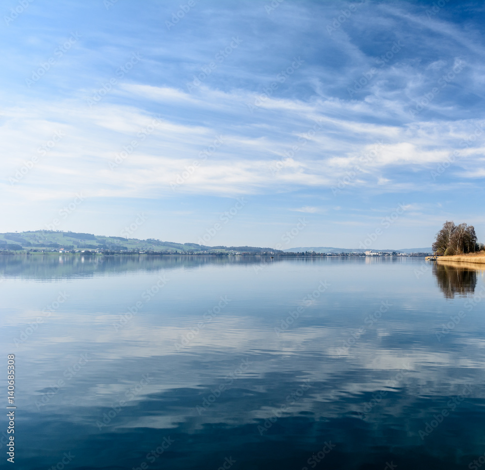 Fototapeta premium Blick auf den See