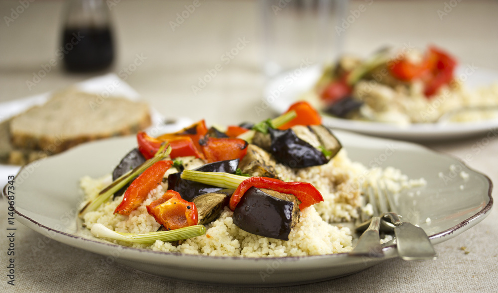 Couscous with vegetables Couscous with vegetables