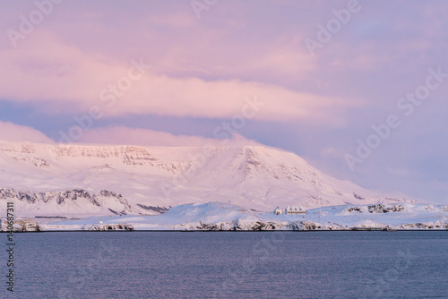 mountainous landscape near Reykjavik, Iceland