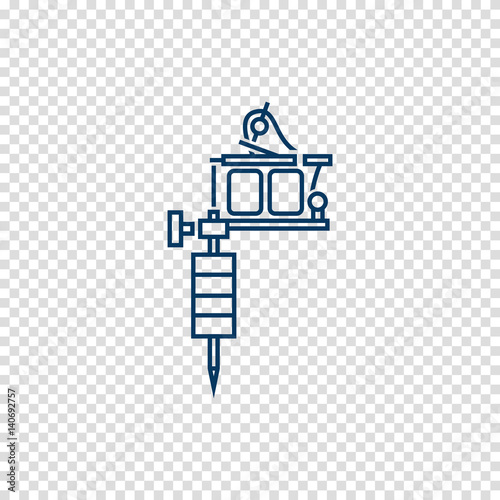 tattoo machine vector icon