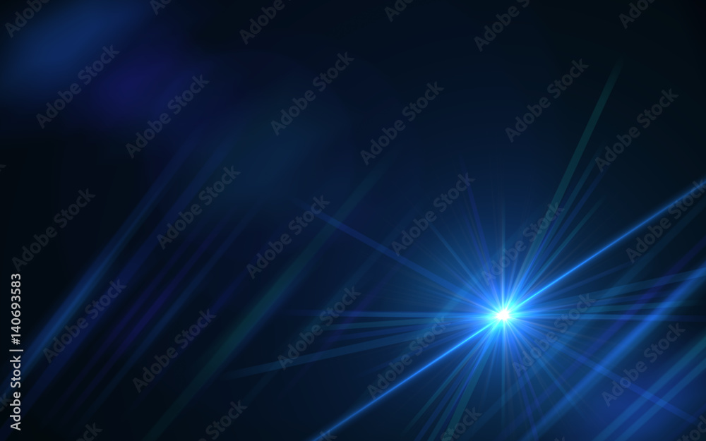 Modern lens flare blue background streak rays (super high resolution) Modern lens flare blue background streak rays (super high resolution)
