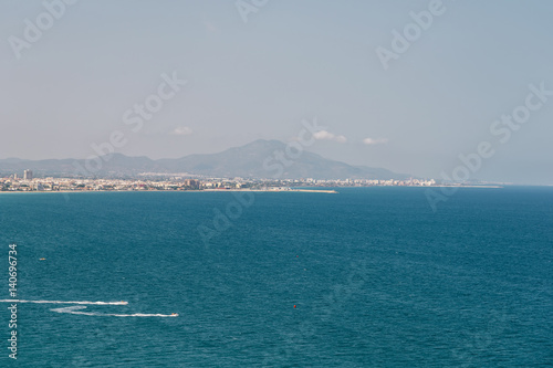 Mountains And Mediterranean Sea Aerial View In Spain © radub85