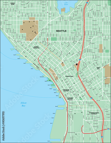 Seattle City Map