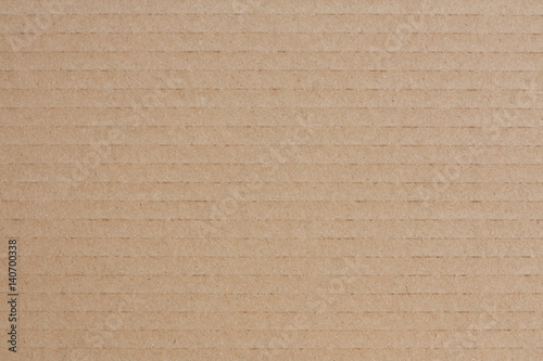 Brown Background Of Carton Paper With Pattern Close Up.