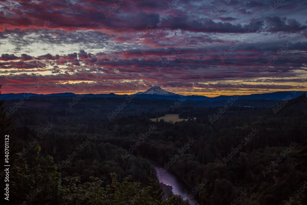 Fototapeta premium Mt. Hood Sunrise