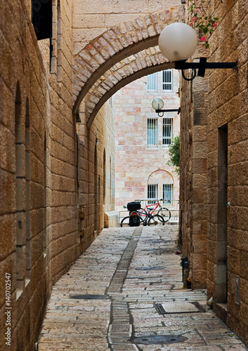 Fotografia Arch on the jerusalem street - Israel