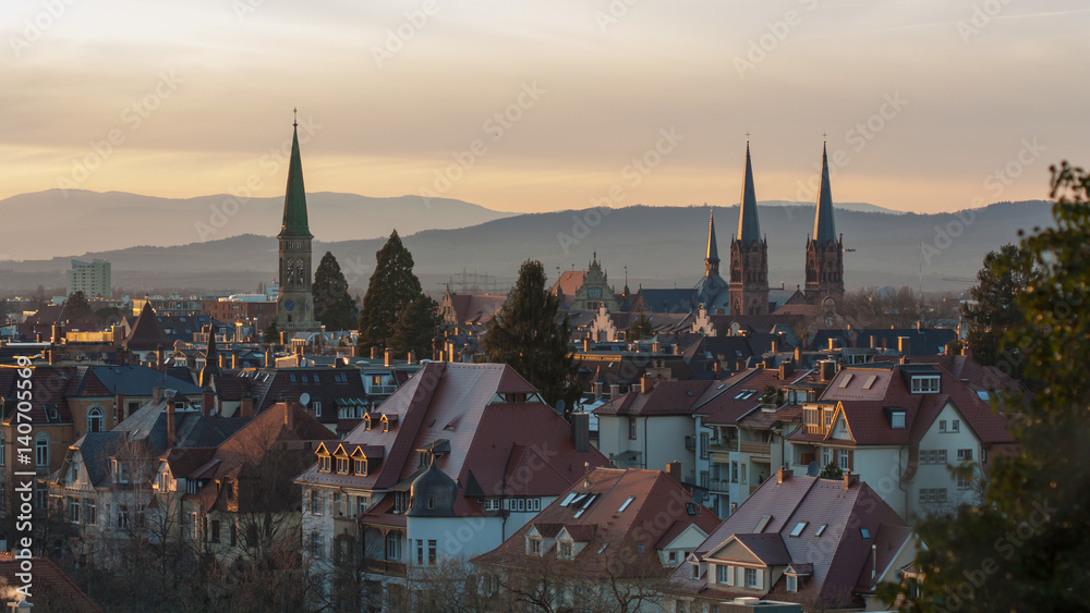 Freiburg Wiehre und Altstadt