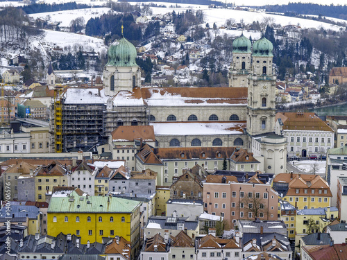 Universitätsstadt Passau, Stadtansicht, Deutschland, Süddeutsc