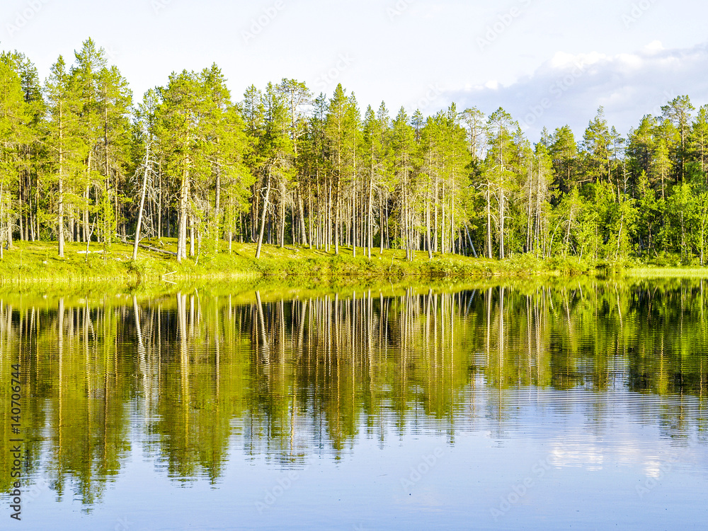Lemmenjoki Nationalpark, Finnland, Lappland, Lemmenjoki Lemmenjoki Nationalpark, Finnland, Lappland, Lemmenjoki
