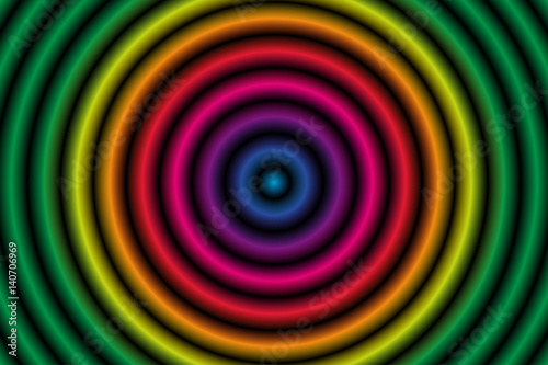 Vector Concentric Circle, circular abstract background,