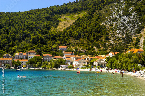 Bucht von Trstenik, Kroatien, Halbinsel Peljesac, Trstenik photo