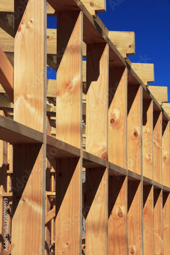 wooden frame house building structure - New Zealand