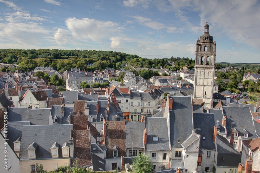 cité royale de Loches, vallée de la Loire