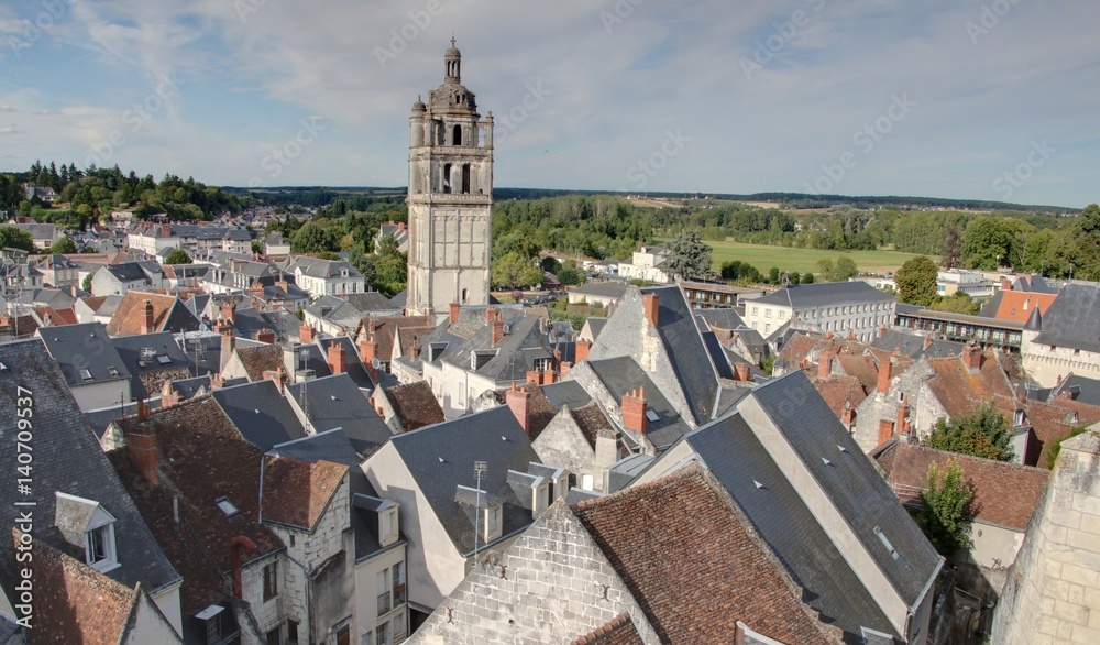 cité royale de Loches, vallée de la Loire