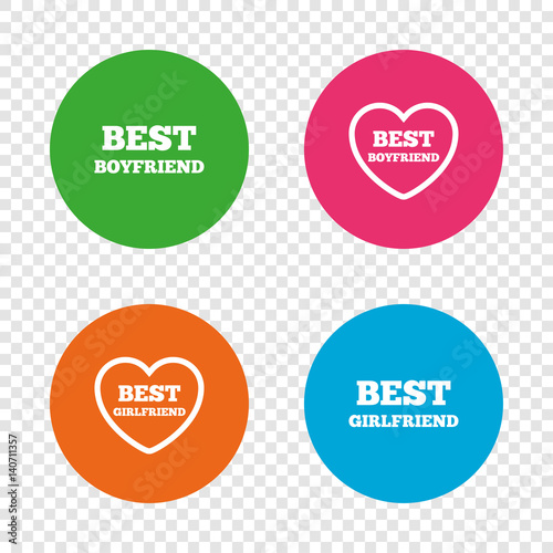 Best boyfriend and girlfriend icons.
