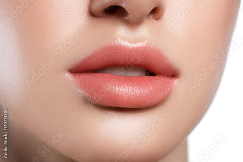 Fotografia Perfect natural lip makeup